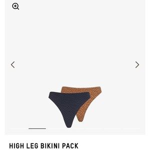 FENDI X SKIMS High Leg Bikini Pack M